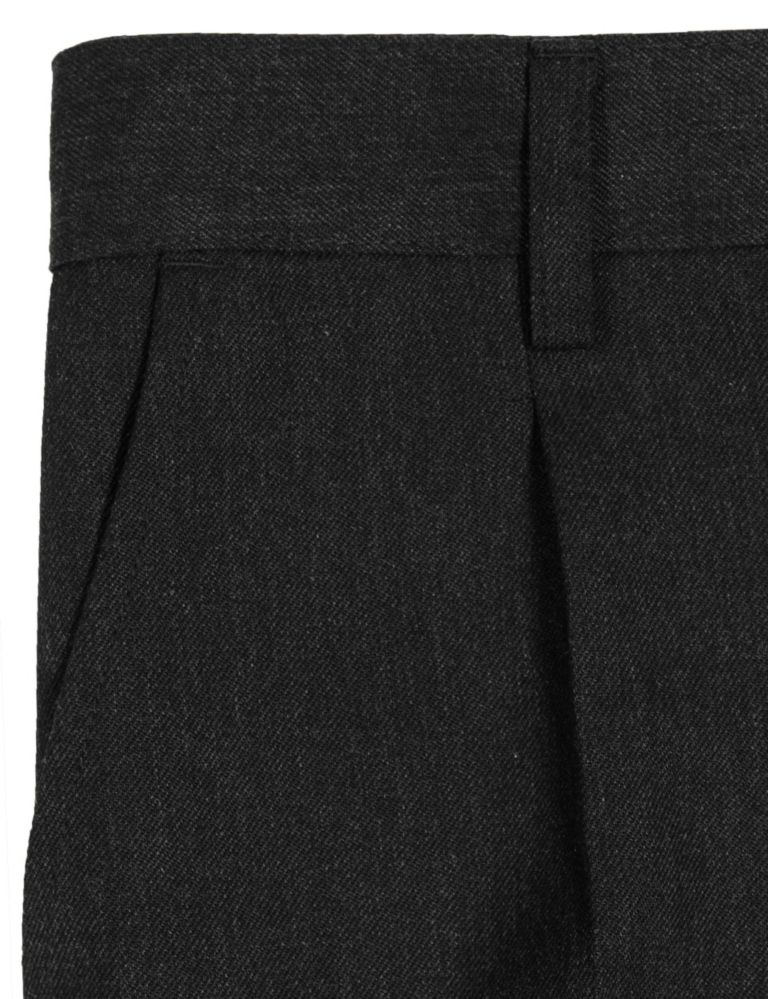 Boys' Pleat Front Trousers with Supercrease™ in Shorter & Longer Lengths with Stormwear+™ 9 of 9