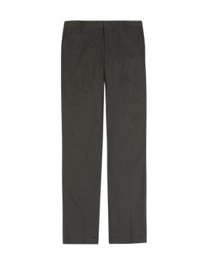 Boys' Pure Cotton Skin Kind™ Flat Front Straight Leg Trousers Image 2 of 7
