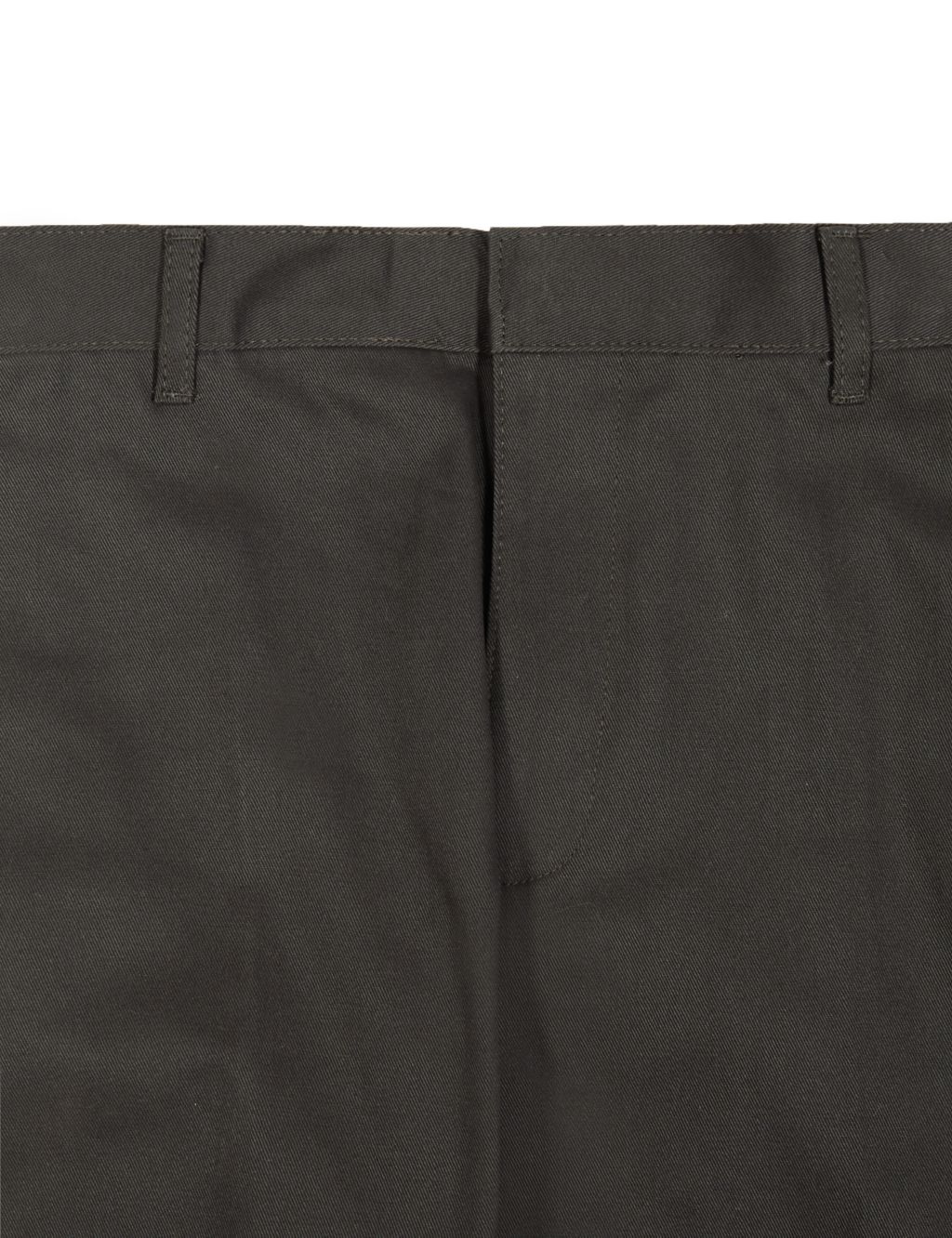 Boys' Pure Cotton Straight Leg Trousers 4 of 8