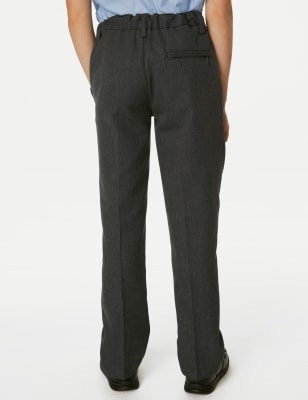 boys plus size school trousers