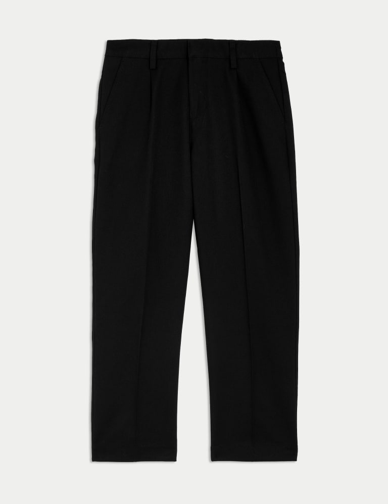 Boys' Skinny Leg Slim Waist School Trousers (2-18 Yrs), M&S Collection