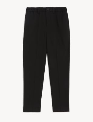 Boys' Relaxed Stretch School Trousers (2-18 Yrs) Image 2 of 5