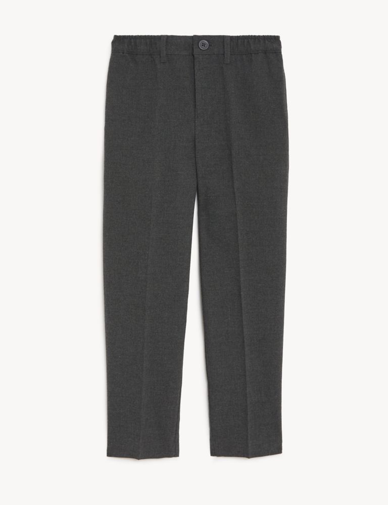 Boys' Relaxed Stretch School Trousers (2-18 Yrs) 2 of 5