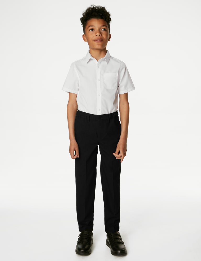 Boys grey school outlet trousers