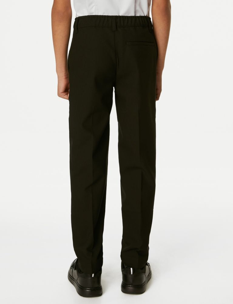 Boys' Relaxed Stretch School Trousers (2-18 Yrs) 4 of 5