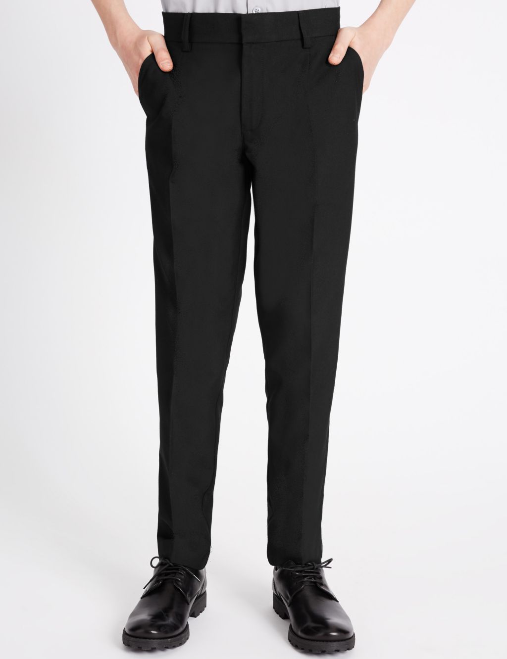 Boys' Skinny Leg Trousers with Supercrease™ 2 of 6