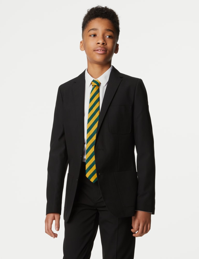 Boys Slim Fit School Blazer 9 18 Yrs M S Collection M S