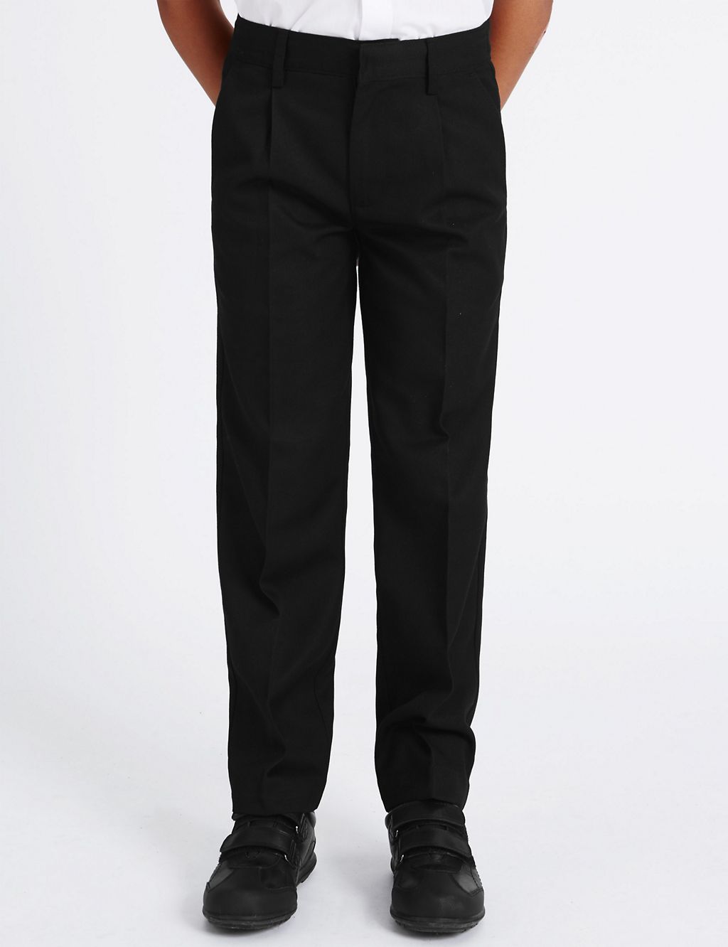 Boys' Slim Fit Trousers with Stormwear™ 2 of 9
