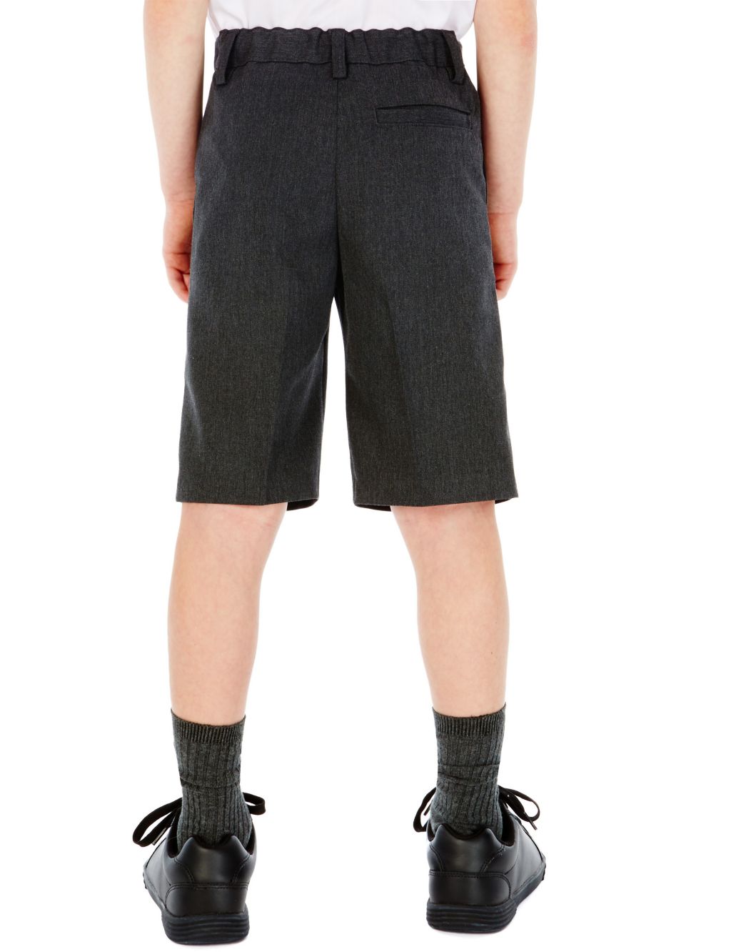 Boys' Slim Leg Pleat Front Shorts 4 of 4