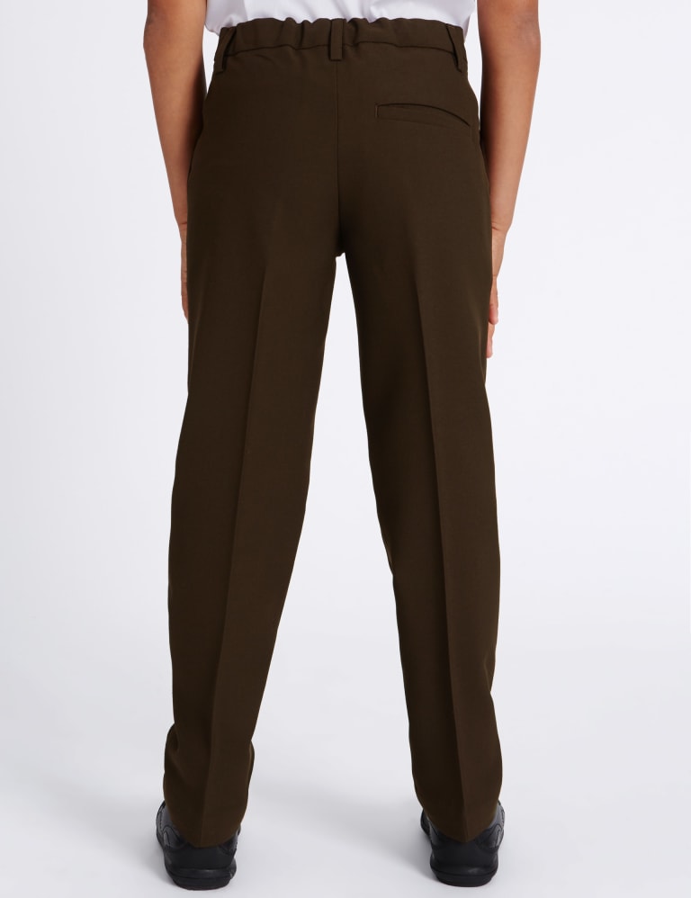 Buy Boys’ Slim Leg School School Trousers M&S