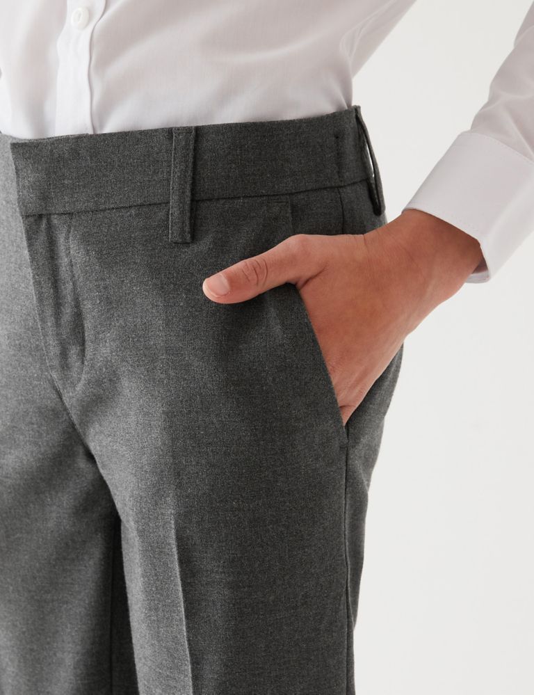 Boys’ Slim Leg School Trousers (2-18 Yrs) 5 of 6