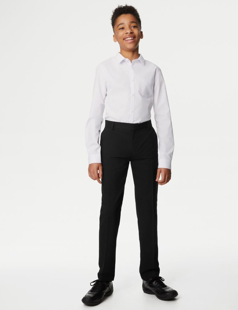 Boys’ Slim Leg School Trousers (2-18 Yrs) | M&S Collection | M&S