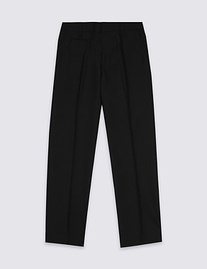 Boys' Slim Leg Trousers with Length Options Image 2 of 4