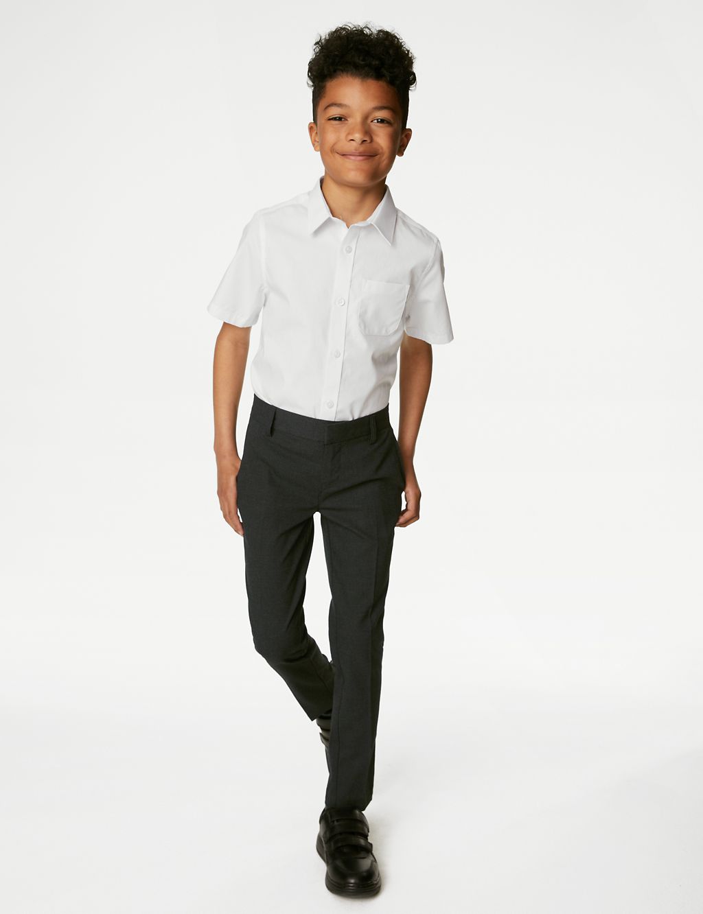 Boys' Super Skinny Longer Length School Trousers (2-18 Yrs) 3 of 4