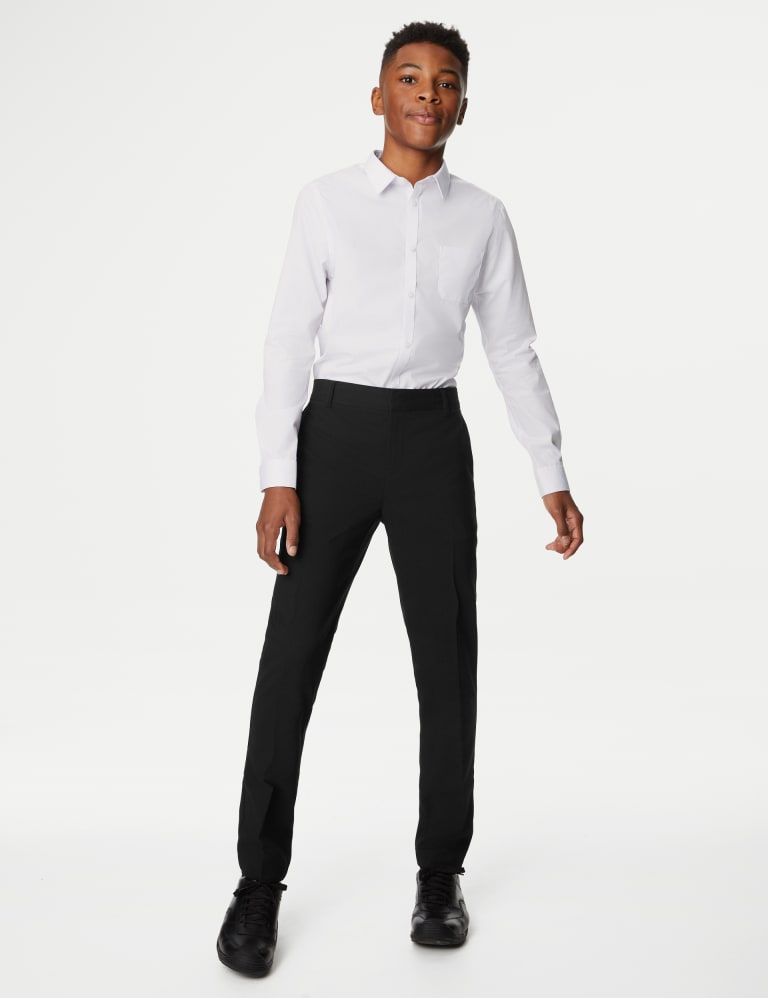 Boys' Super Skinny Longer Length School Trousers (2-18 Yrs), M&S  Collection