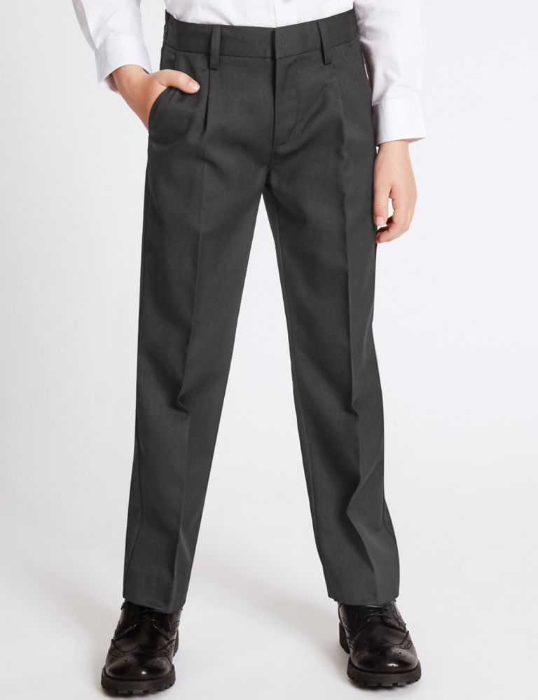 Boys' Wool Blend Trousers 3 of 5