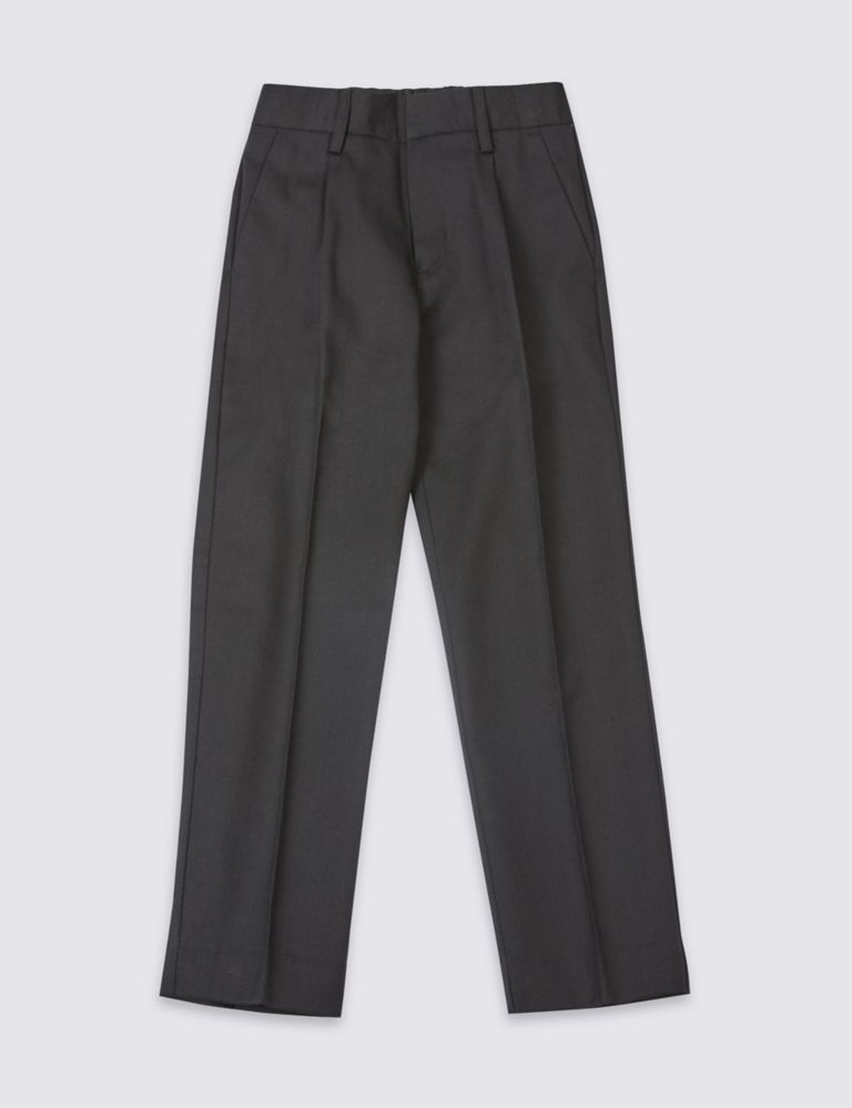 Boys' Wool Blend Trousers 2 of 5