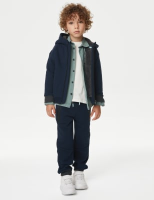 Boys Borg Lined Hoodie Jogger Outfit M S