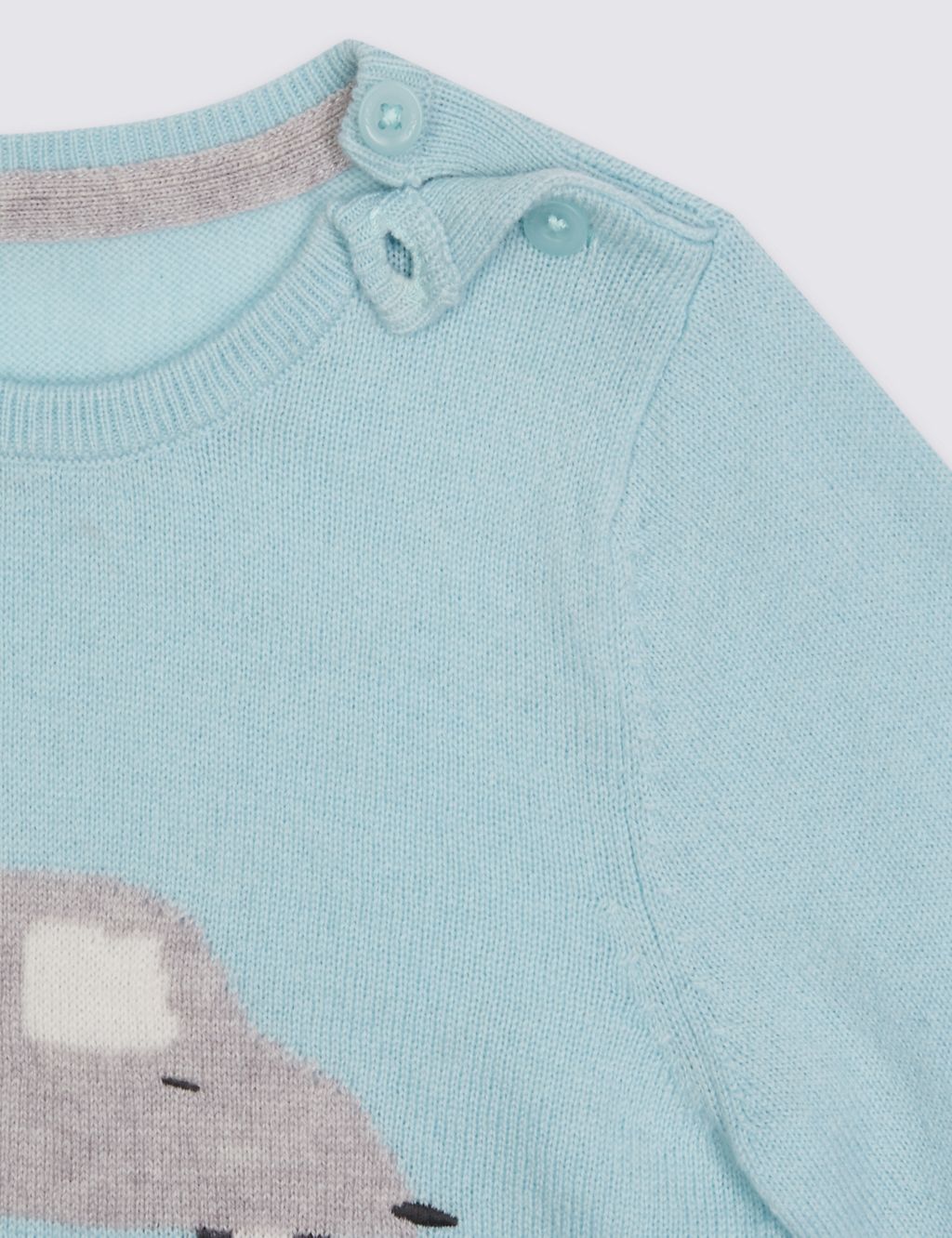 Boys Car Jumper with Cashmere (3 Months - 5 Years) 4 of 5