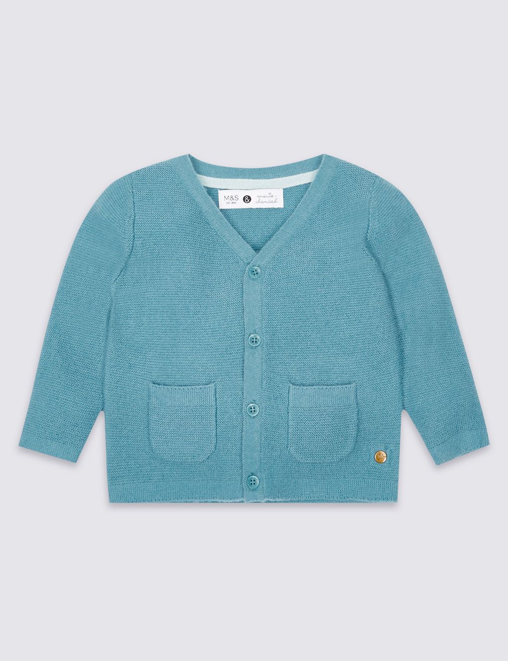 Boys Cardigan with Cashmere (3 Months - 5 Years) 3 of 5