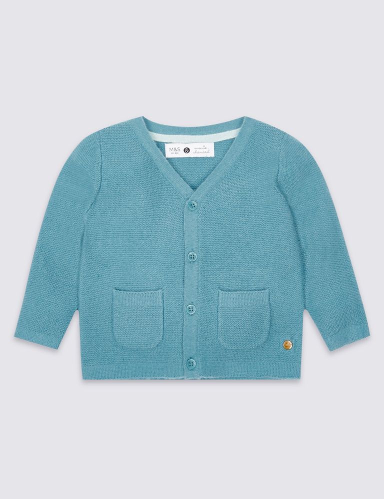 Boys Cardigan with Cashmere (3 Months - 5 Years) 1 of 5