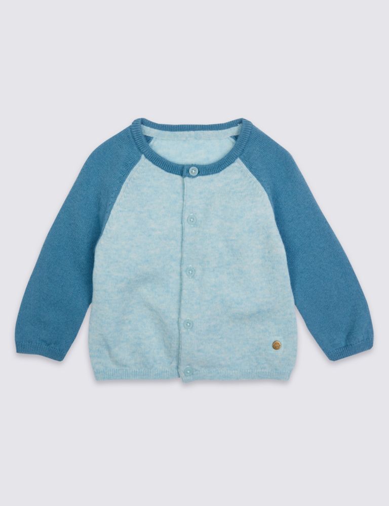 Boys Cashmere Blend Cardigan (3 Months - 5 Years) 2 of 5