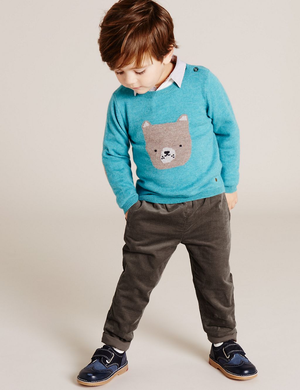 Boys Soft Cord Trousers (3 Months - 5 Years) 3 of 8