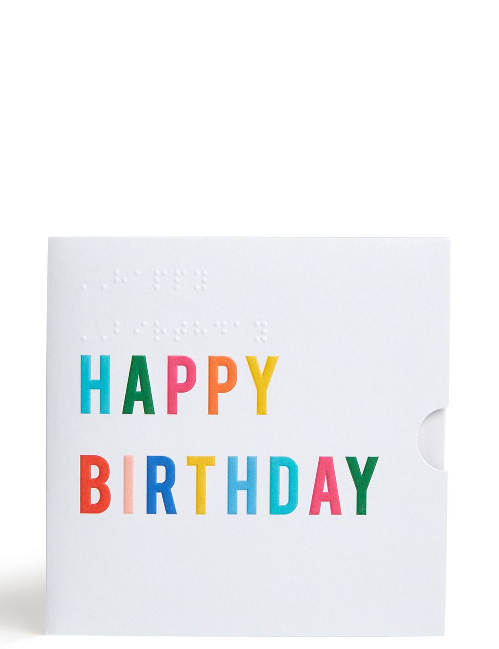 Braille Birthday Gift Card 3 of 4