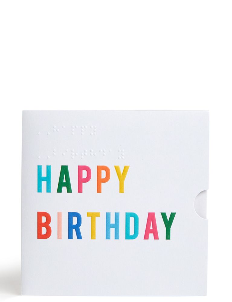 Braille Birthday Gift Card 1 of 4