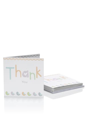 Bright Baby Thank You Multipack Cards M&S