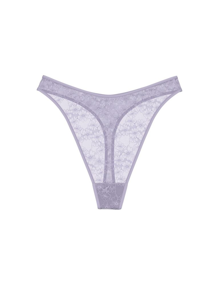 Bright Spotlight Lace High Waisted Thong, Triumph