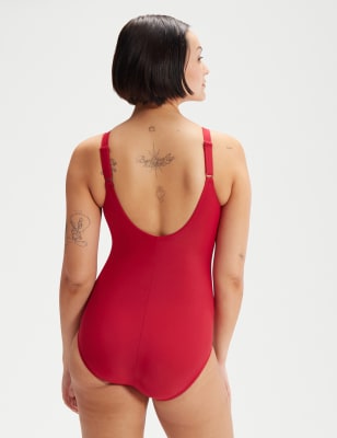 Brigitte Shaping Padded Plunge Swimsuit, Speedo