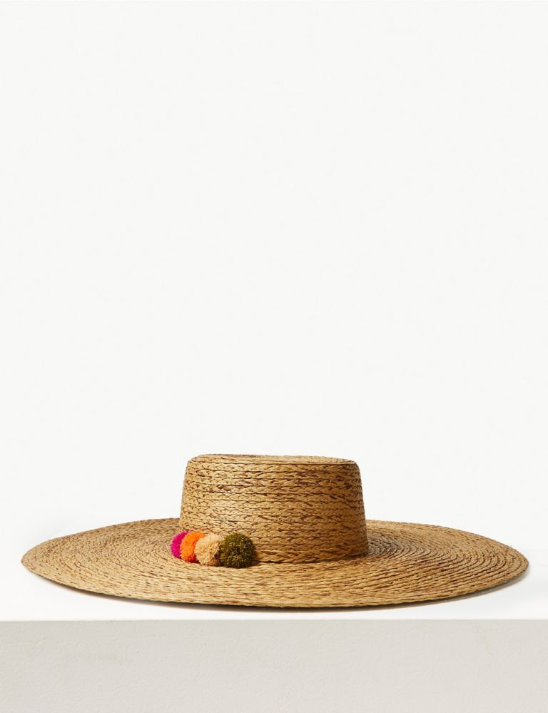 Brim Flat Top Sun Hat 2 of 2
