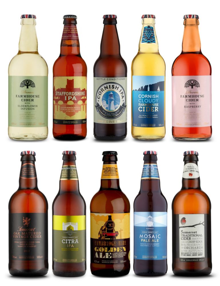 British Cider & Beer Selection - Case of 20 1 of 1