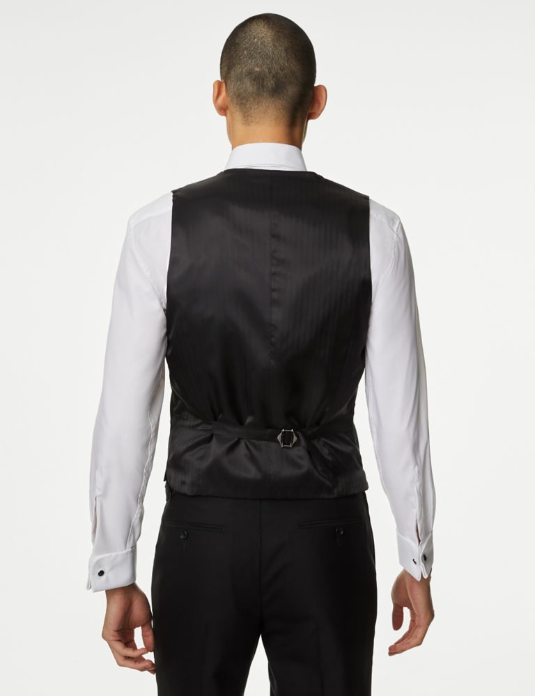 British Pure Wool Double Breasted Waistcoat 5 of 6