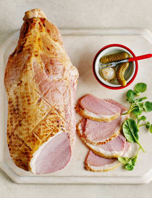British Wiltshire Ham on the Bone (Approx. 34 Slices) (Last