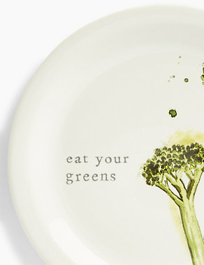 Broccoli Side Plate Image 2 of 4
