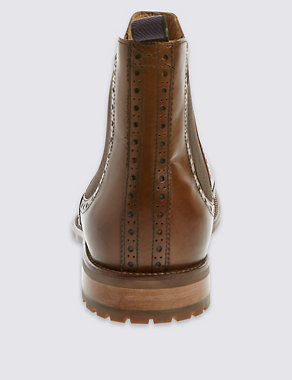 Brogue Chelsea Ankle Boots Image 2 of 5