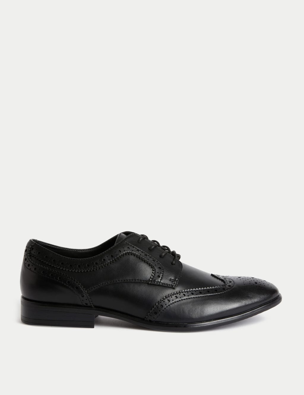 Patent Lace Up Flatform Brogues, M&S Collection