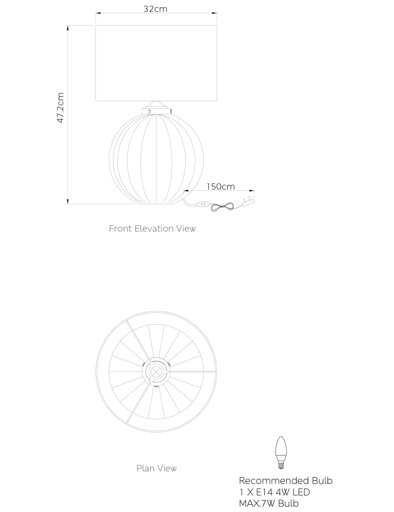 Brompton Table Lamp 7 of 8