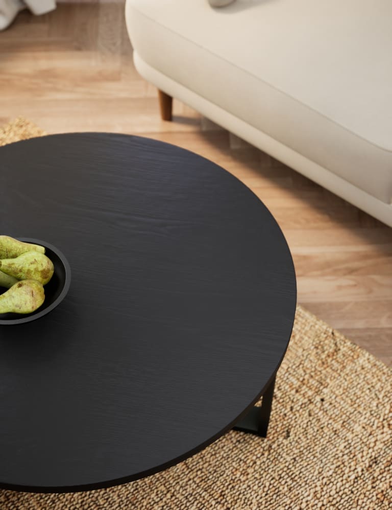 Circle floor table top