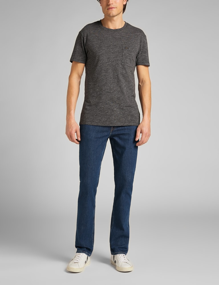 Brooklyn Classic Straight Fit Clean Black, Lee Jeans Jeans