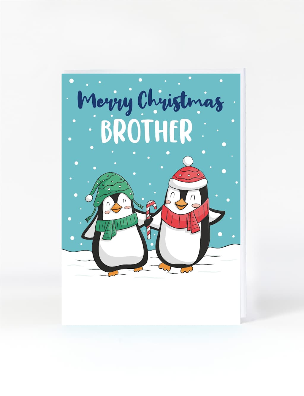 Brother Penguins Christmas Card | M&amp;S