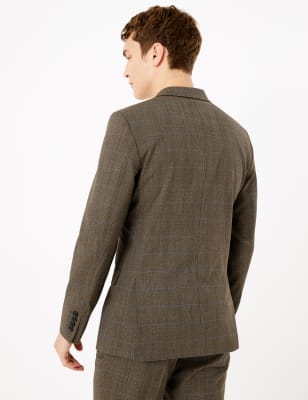 marks and spencer brown coat