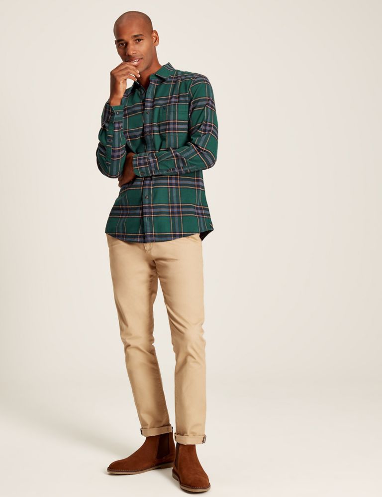 Brushed Cotton Check Oxford Shirt 3 of 7