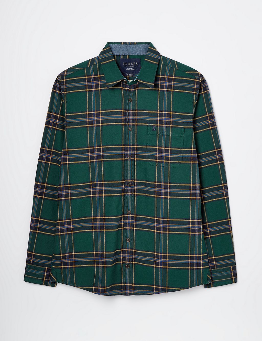 Brushed Cotton Check Oxford Shirt 1 of 7