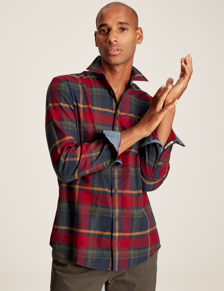 Mens brushed store cotton shirt
