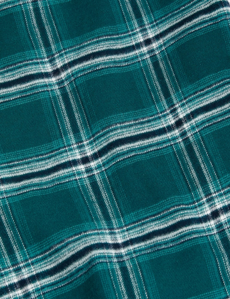 Pyjamas - Blue/Green Check (brushed)