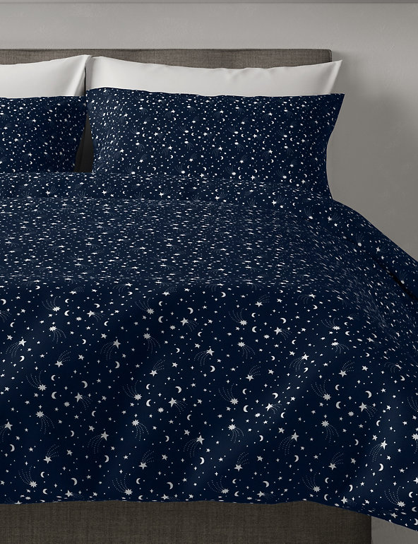 Moon Print Bedding Set, Moon And Stars Duvet Cover