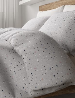 Brushed Cotton Star Bedding Set M S